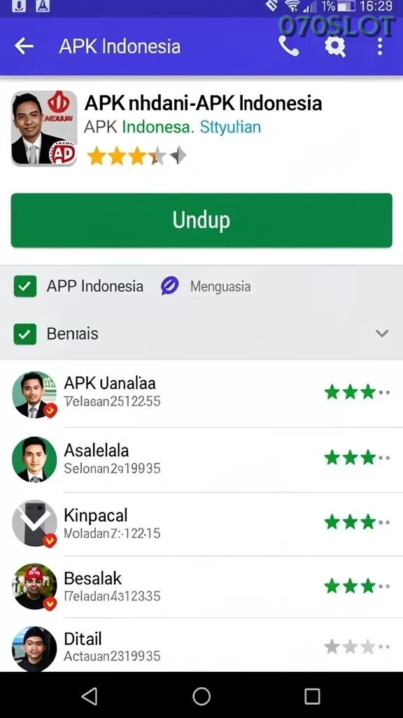 Cuplikan layar AJOTOTO — aktivitas