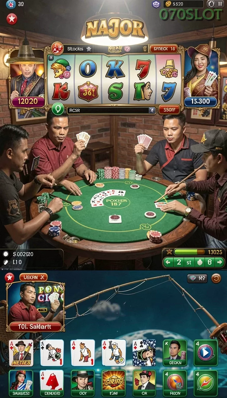 Cuplikan layar KOKITOTO — menu navigasi